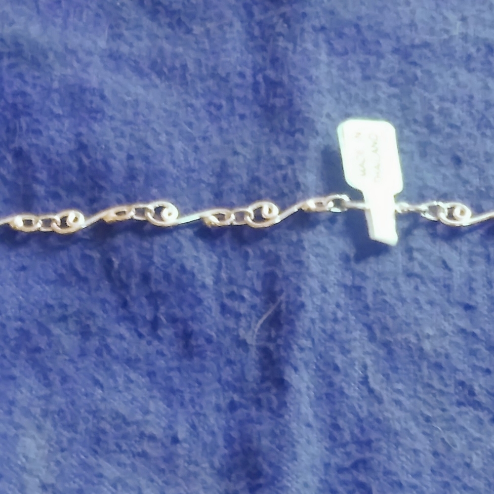 925 SS made in Thailand ankle bracelet